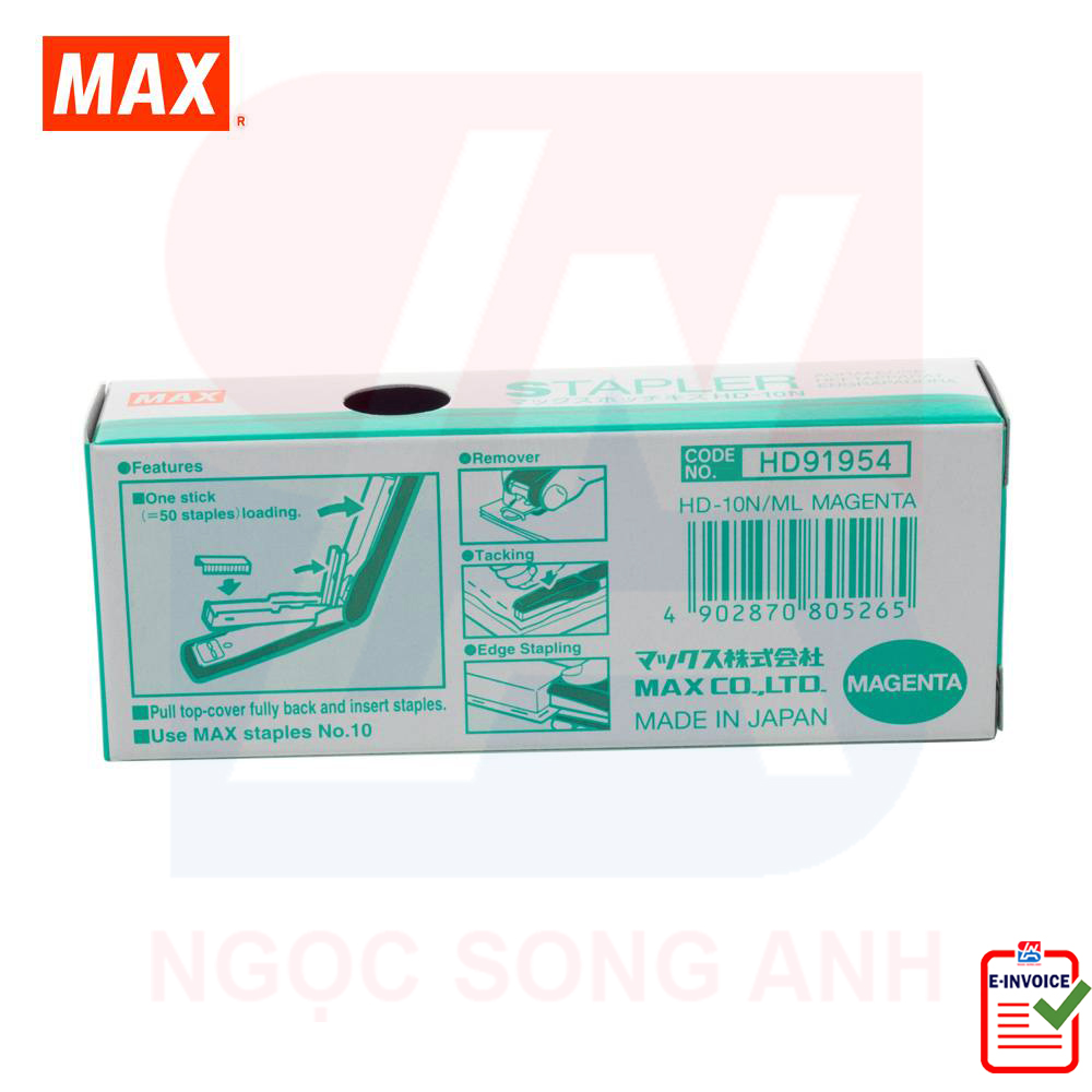 Bấm kim số 10 Max HD-10N