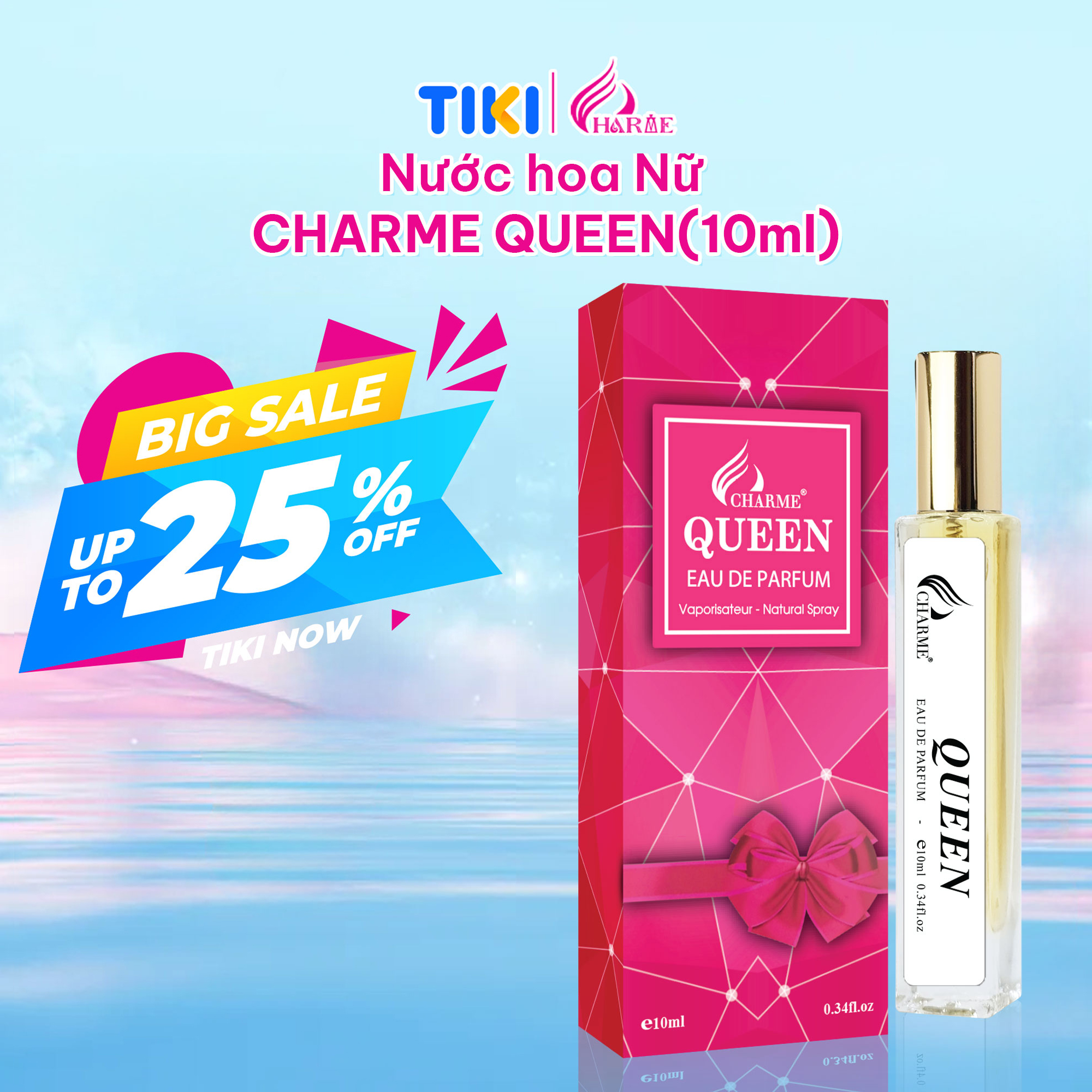 Nước Hoa Nữ CHARME QUEEN 10ml Lưu Hương Lâu Quyến Rũ, Gợi Cảm_Nước Hoa Chính Hãng