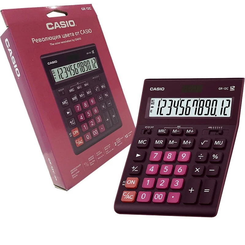 Máy Tính Casio GR-12C-PK