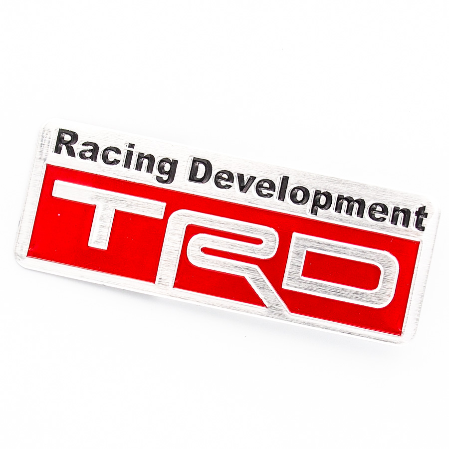 Sticker hình dán metal Toyota Racing Development - TRD