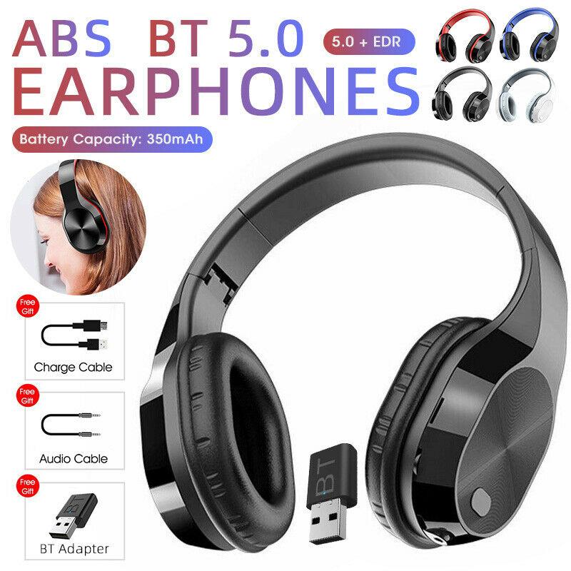 Tai Nghe Bluetooth Tai Nghe Không Dây 9D Stereo Âm Thanh Vòm Tai Nghe Tai Nghe Nhạc Với Bộ Phát Cho Truyền Hình Điện Thoại Máy Tính