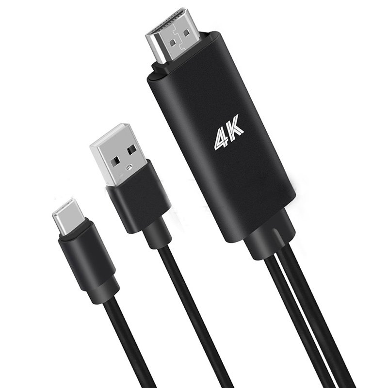 Cáp chuyển đổi Type C sang HDMI HD 4K USB 3.1 Promax 4K chơi PUBG, Liên quân, Rules of Survival - Hàng chính hãng