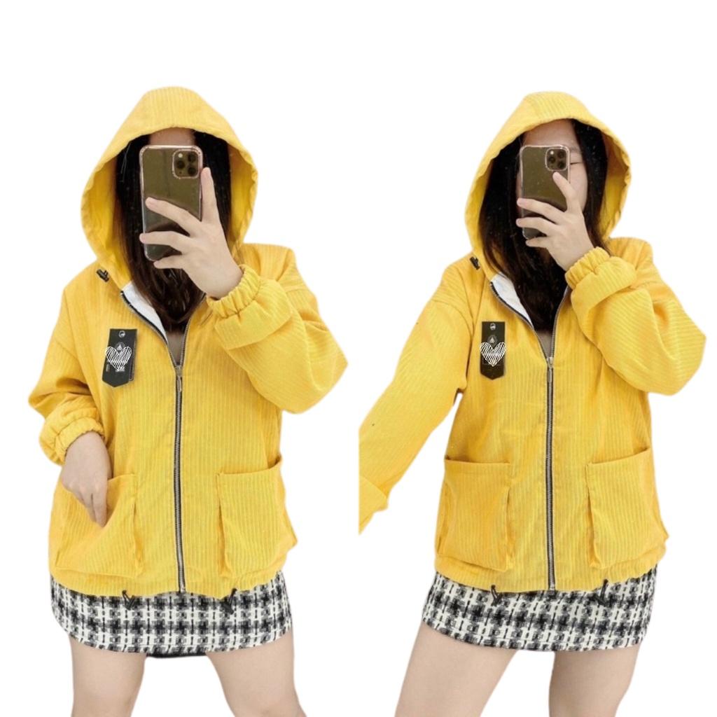 Áo khoác nhung tăm túi vuông siêu xinh hình chụp thật g5.shop