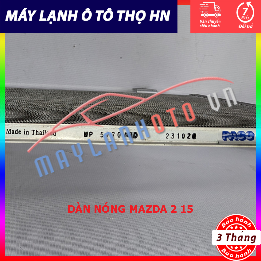 Dàn  nóng Mazda 2 đời 2015 Hàng xịn Thái Lan