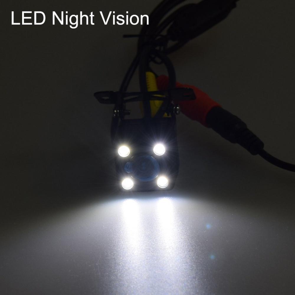 Camera Chiếu Hậu 4 Bóng Led HD 2.5mm Cho Xe Hơi