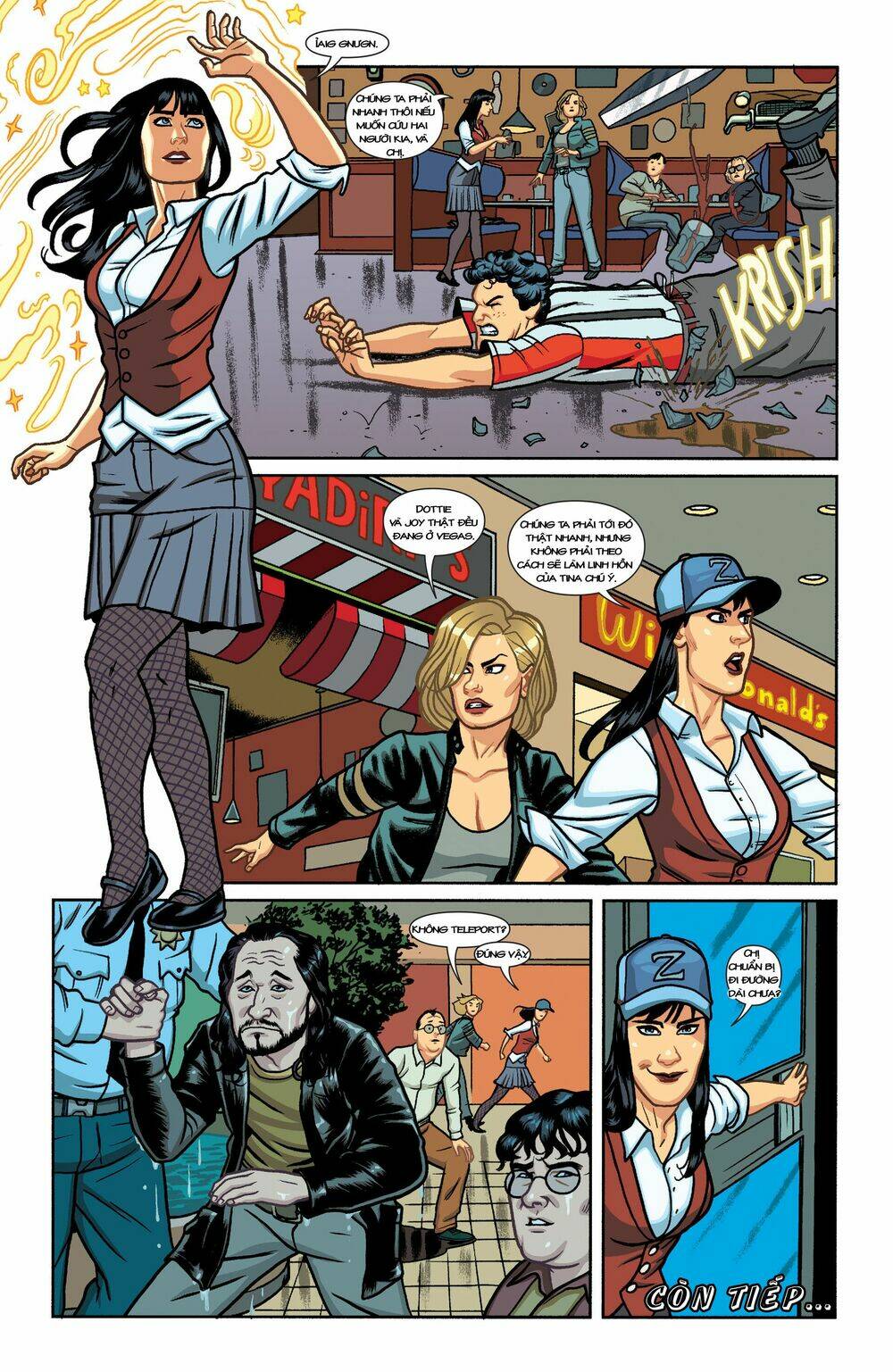 black canary and zatanna - bloodspell chapter 2 37