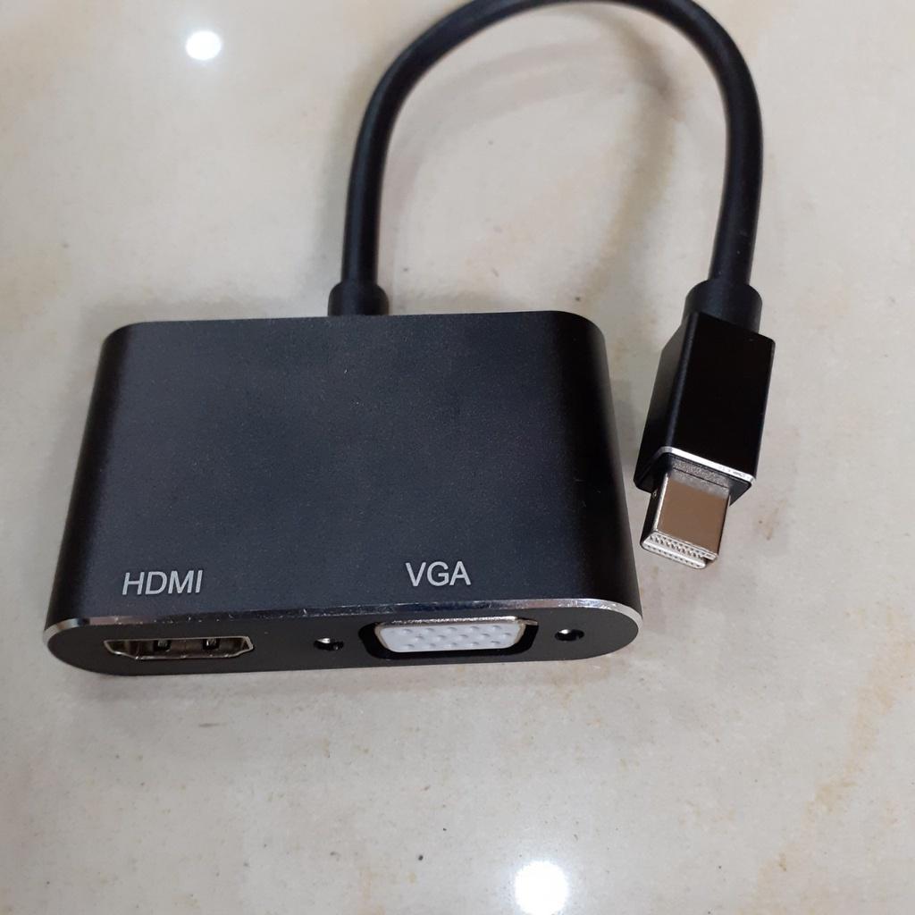 Cáp chuyển đổi cổng mini Displayport sang HDMI+VGA- Mini displayport to hdmi &amp; vga
