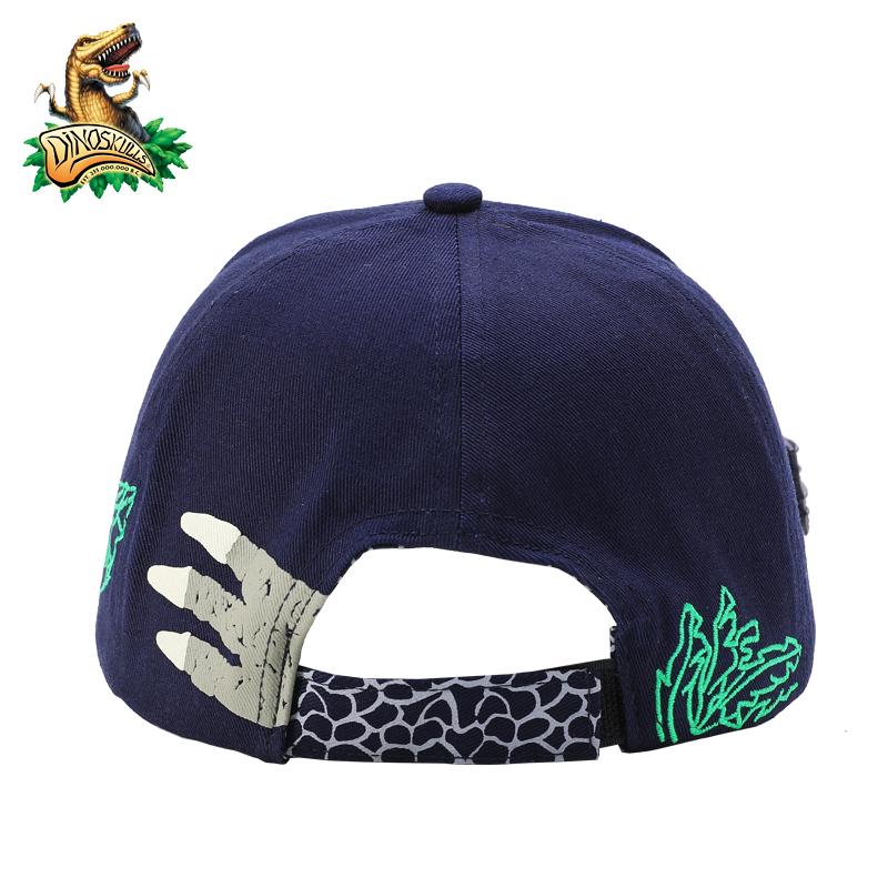 DINOSKULLS Trẻ Em 3D Khủng Long Có Thể Điều Chỉnh Nón Snapback Cho Bé Trai Bé Gái Trẻ Em Mũ Bóng Chày Thoáng Khí Ngoài Trời Du Lịch Thể Thao Miếng Vải