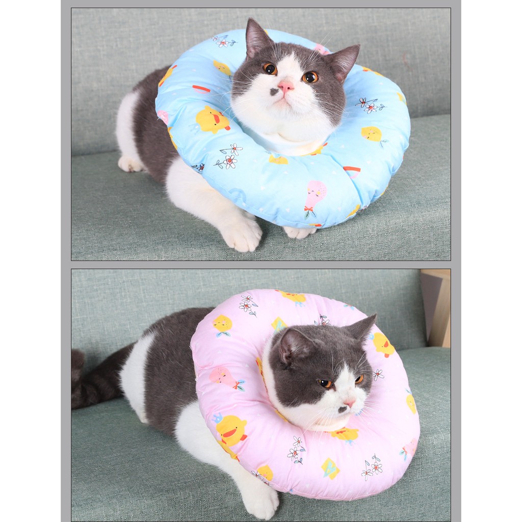(cho bé hơn 5kg)- Loa chống liếm / Gối chống liếm cho chó mèo - Siêu nhẹ và dễ thương size M