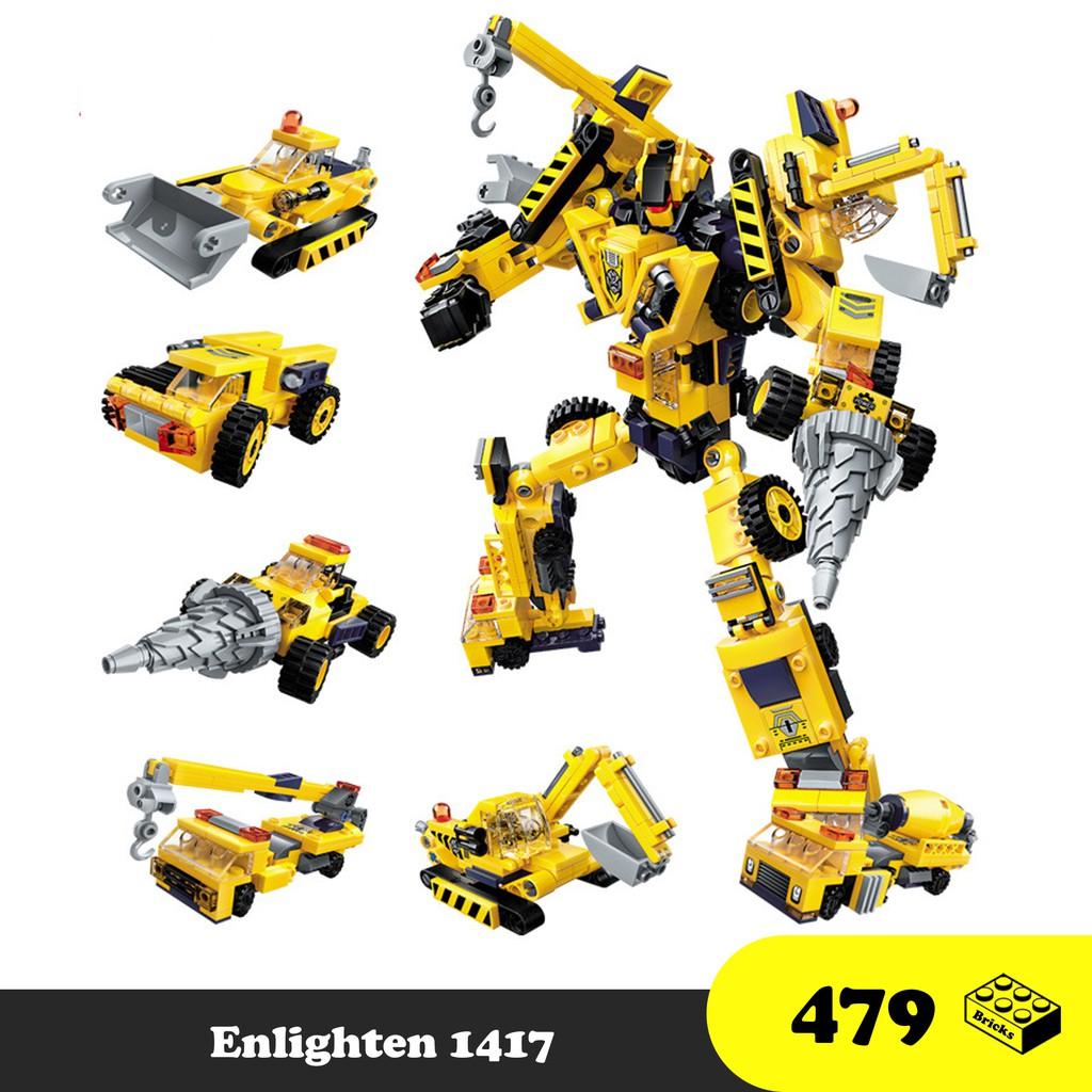 Đồ chơi Lắp Ráp Robot Biến Hình -Enlighten 1417 Robot Transformer - Transcollection