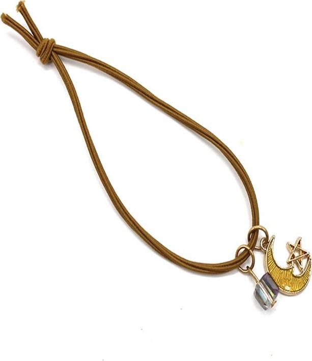 Set 9 cột tóc nhiều màu dễ thương - Vàng hồng