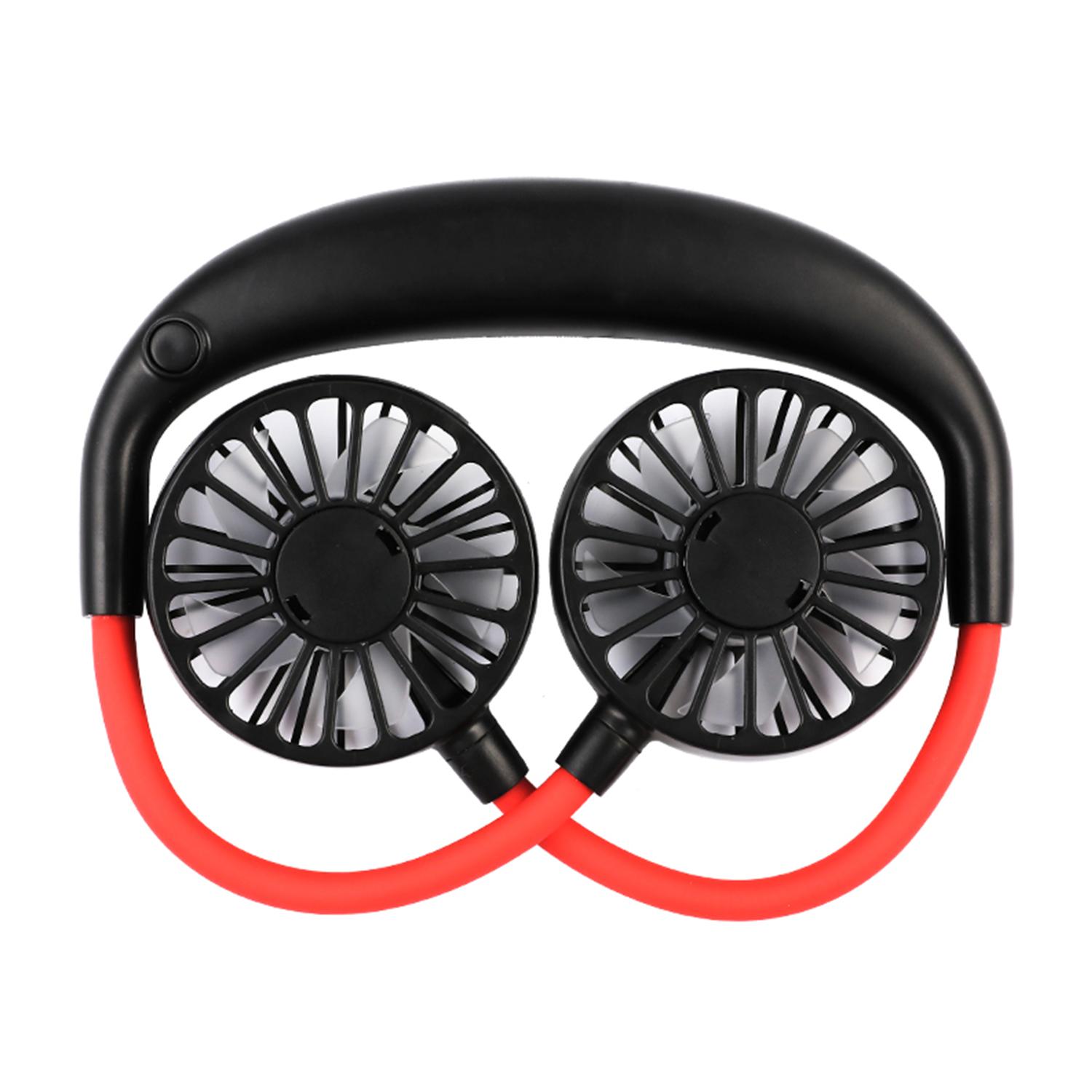 Quạt đeo cổ di động mini 3 chế độ mát, hoạt động yên tĩnh, sạc USB