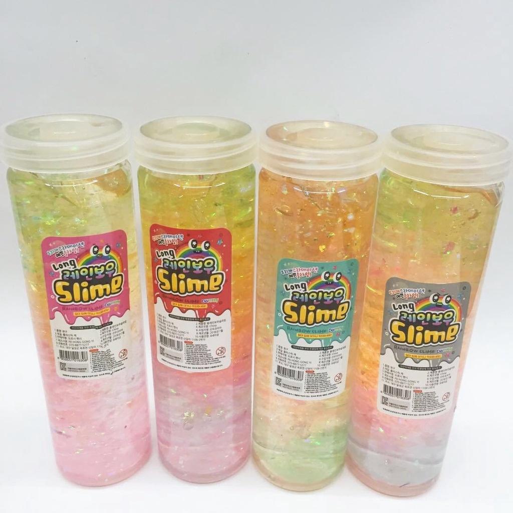 Slime KIM TUYẾN SAO GIẤY dẻo mềm bóng phồng mix 3 màu cực đẹp Đồ chơi hũ slam chất nhờn ma quái squishy