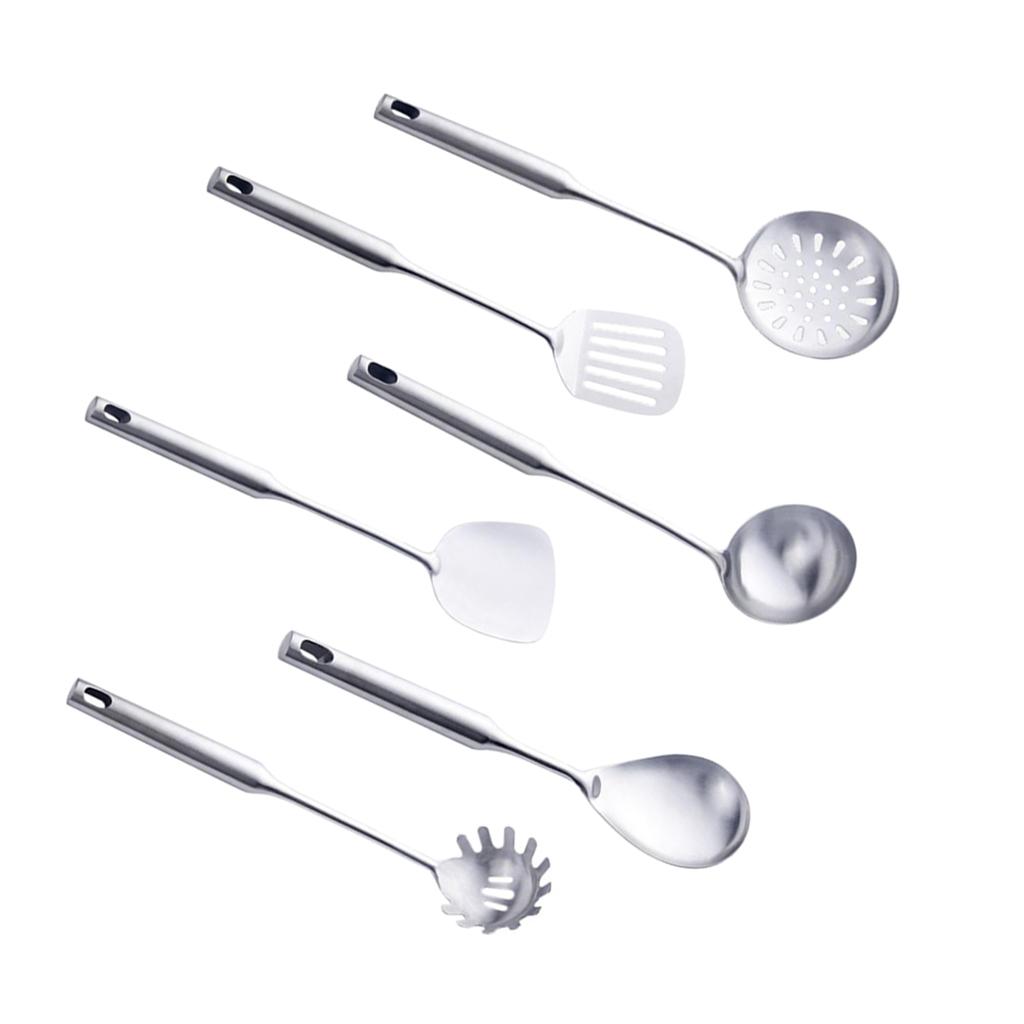 Stainless Steel Kitchen Cooking Utensils Spoon Ladle Skimme Colander
