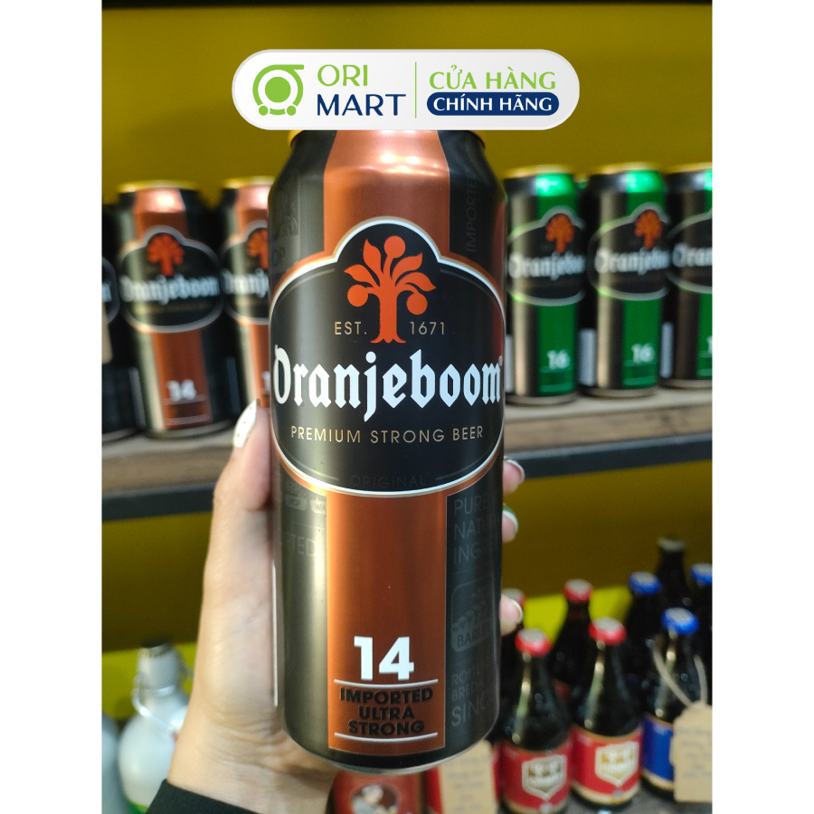 Bia Lon Oranjeboom Premium Strong Beer 14% Hương Vị Chuẩn Châu Âu ORIMART 500ml