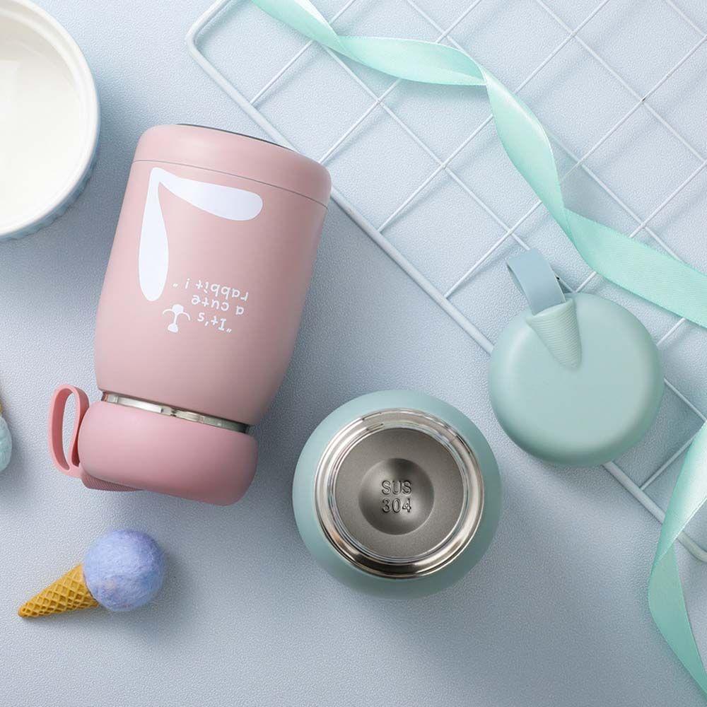 350ML Cách Nhiệt Chân Không Nước Thép Không Gỉ Nhiệt Cup Dành Cho Trẻ Em Học Sinh ĐI HỌC Nhiệt Cốc Hoạt Hình Tumbler Bình
