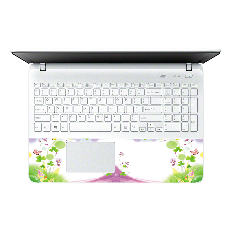 Miếng Dán Decal Dành Cho Laptop Mẫu Hoa Văn LTHV-204