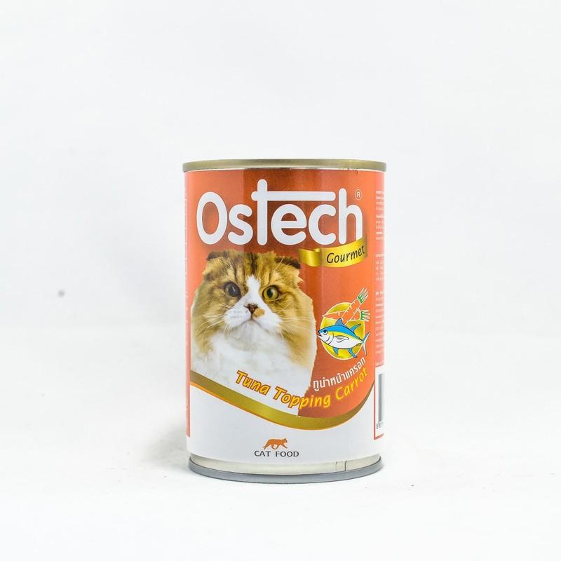 Pate Cho Mèo Ostech Gourmet Cat Food 400G - Cá Ngừ Cà Rốt
