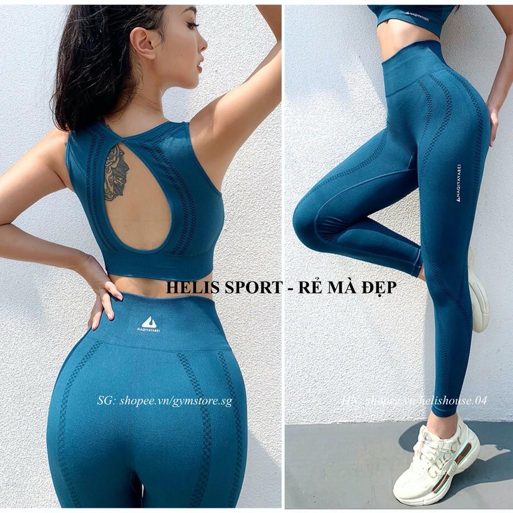 Set bộ đồ thể thao nữ naqi tập thể thao nữ đồ tập gym tập yoga giá rẻ