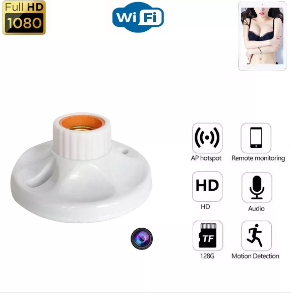 Đui Bóng Đèn Cao Cấp - WiFi Xem Trực Tiếp Từ Xa 3G 4G