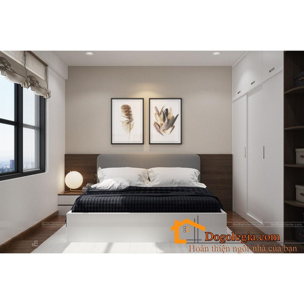 Bộ Giường Tủ Đẹp Cho Phòng Ngủ Rộng LG-BPN046