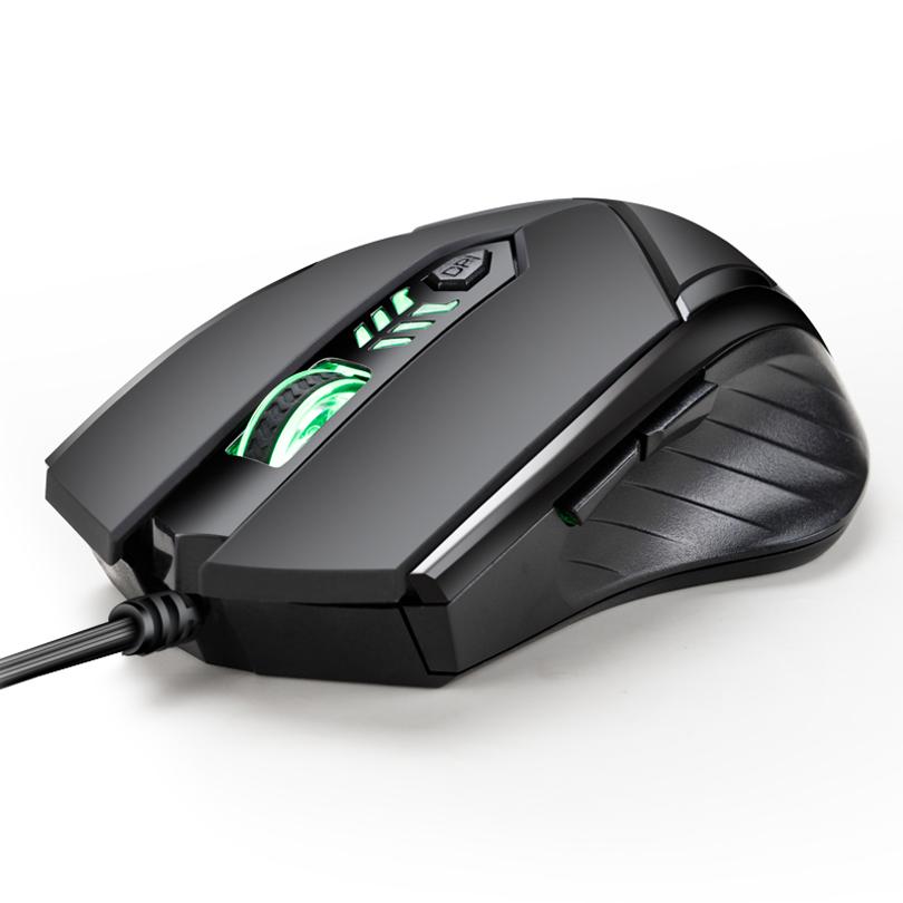 Im Lặng Mờ Công Thái Học 2400 DPI Điều Chỉnh USB 6D Quang Có Dây Máy Tính Chơi Game Chuột Cho Máy Tính PC Laptop Cho Dota 2