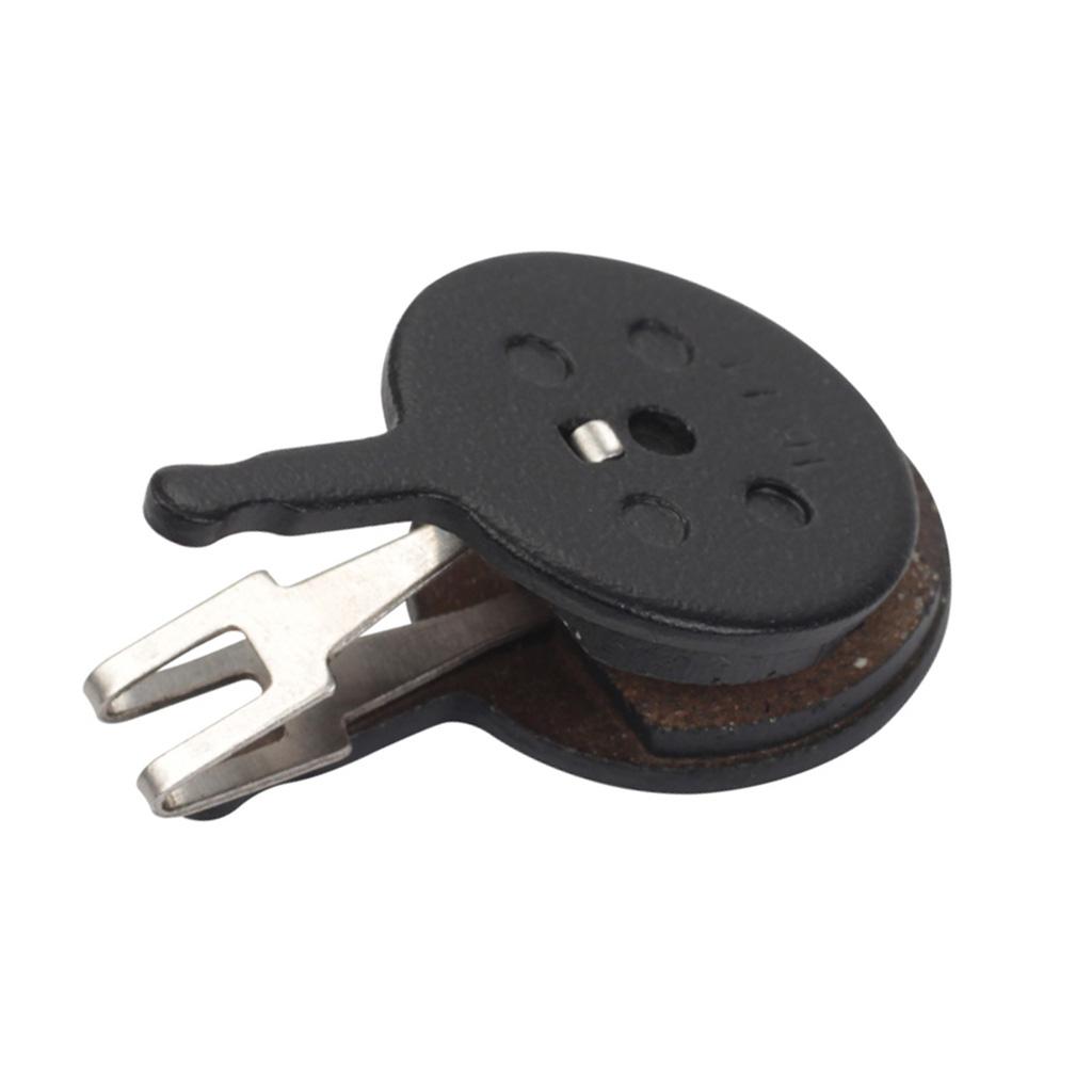 Bike Disc Brake Pad Bicycle Resin Base Replacement Brake Pad with Metal Clip