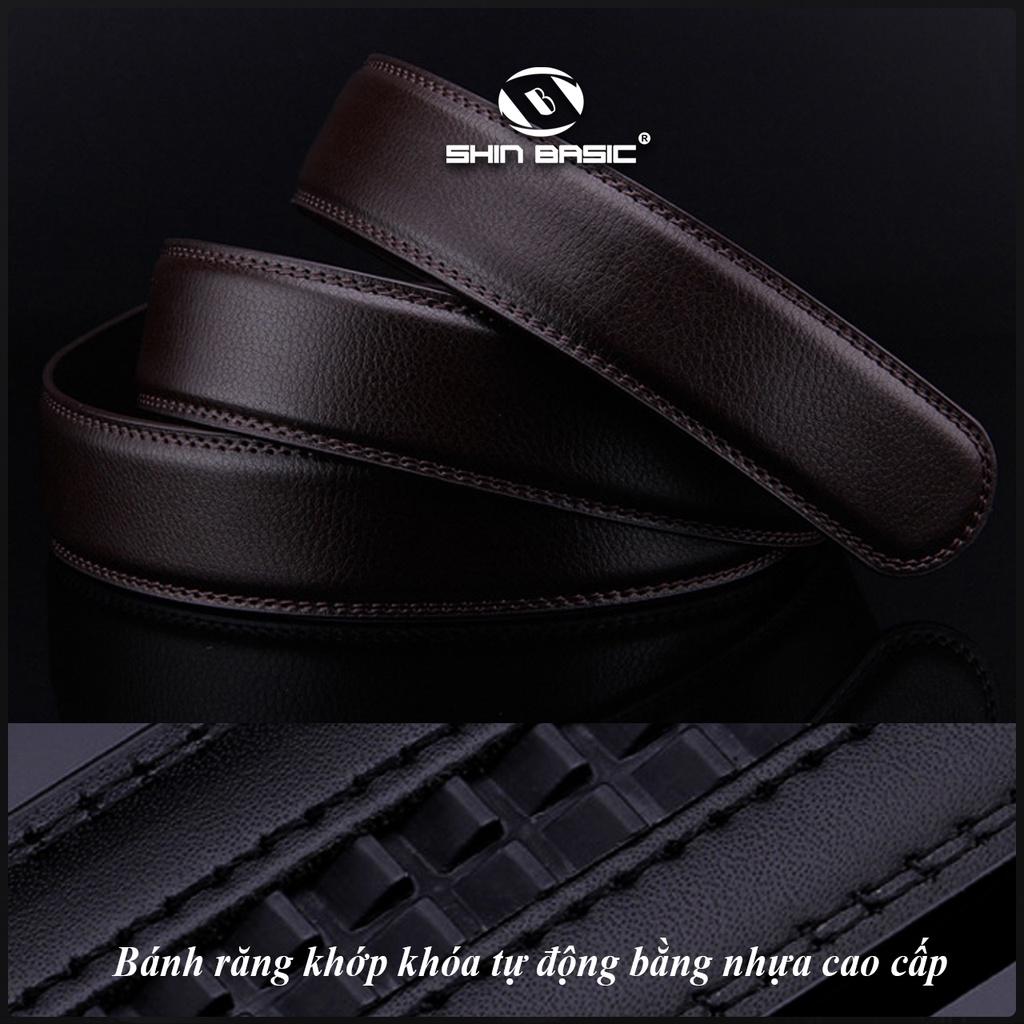 Dây Thắt Lưng, Nịt Nam Da Bò Cao Cấp ShinBasic 3.5CM SHINBELTS01