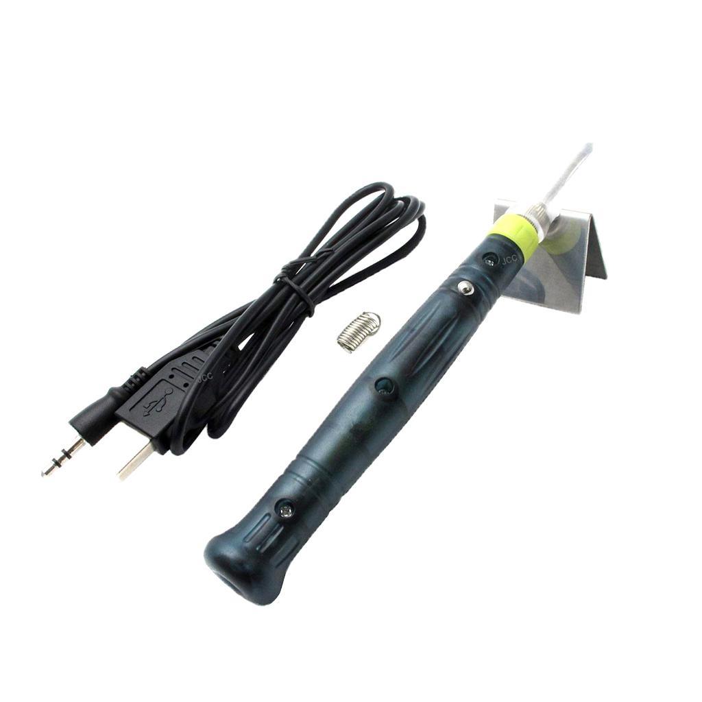 Mini 5V 8W USB Soldering Iron Pen Tip Electric Powered Welding Touch Switch