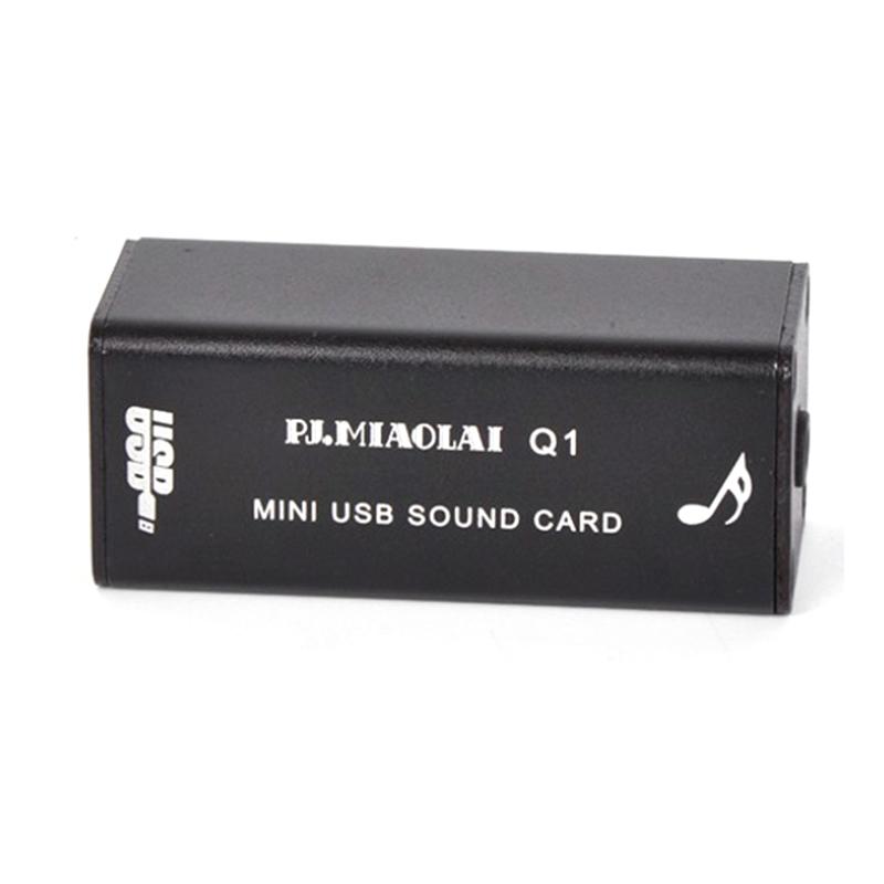 DLHiFi Q1 PCM2704 Kỹ Thuật Số ĐẮC Laptop Máy Tính Bên Ngoài Âm Thanh HiFi Thẻ Đầu Vào 3.5 Đầu Ra Tín Hiệu Cáp USB Cho Bộ Khuếch Đại