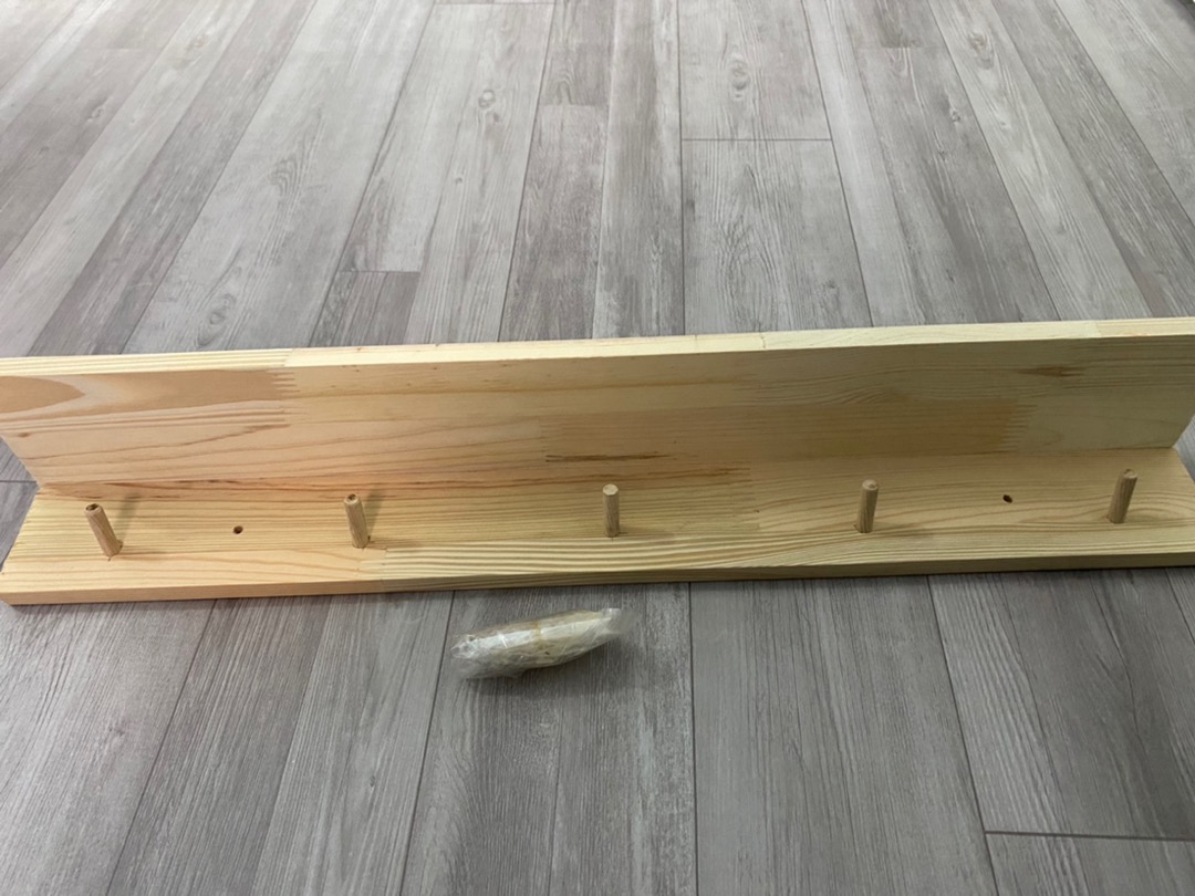 Móc treo tường bằng gỗ chữ L