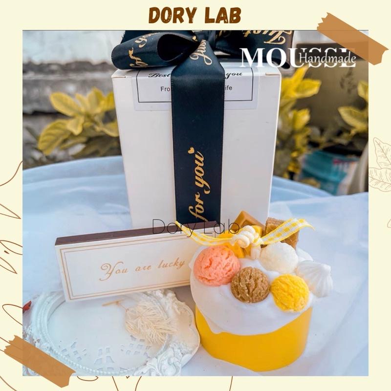 Nến Thơm Viên Kem Mini Phủ Kem Handmade, Quà Tặng, Phụ Kiện Decor - Dory Lab