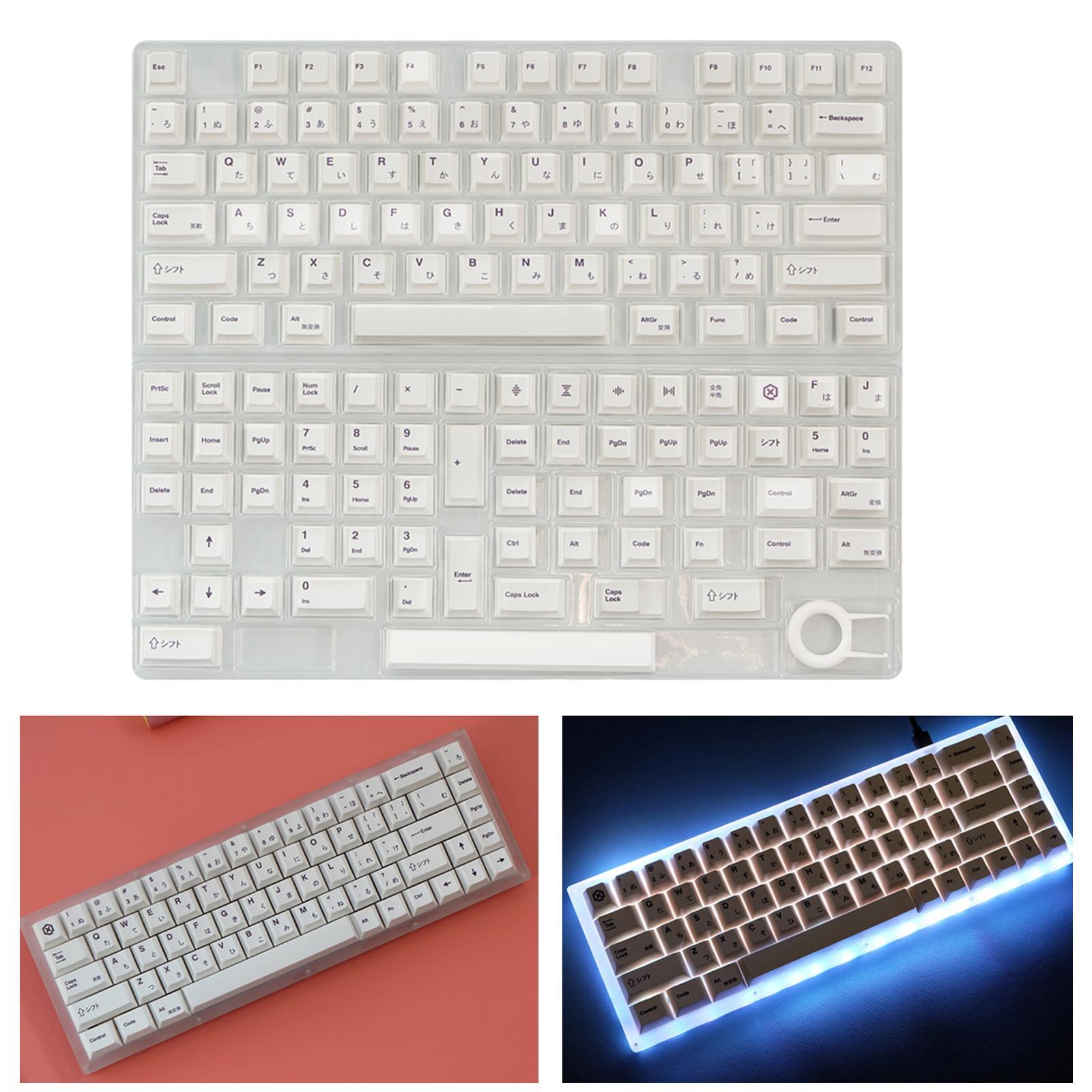 137-Key Keycaps Kit for Cherry Profile for MX Gaming Mechanical Keyboard