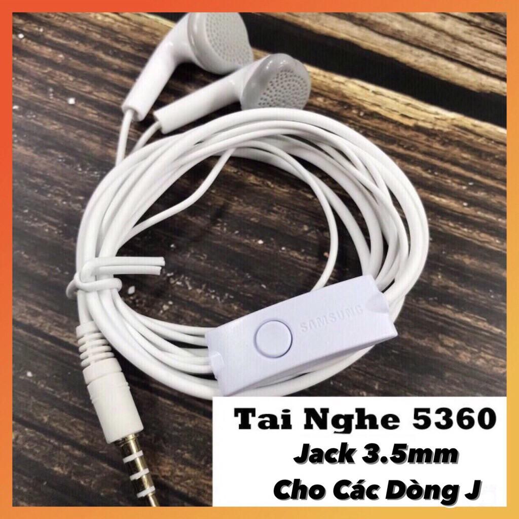 Tai nghe cổng cắm 3,5mm tương thích dành cho các dòng smartphone có mic đàm thoại