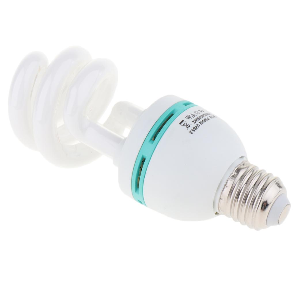 E27 Reptile Amphibian Small Pet Habitat Lighting UVB 5.0 Lamp Heat Light 13W
