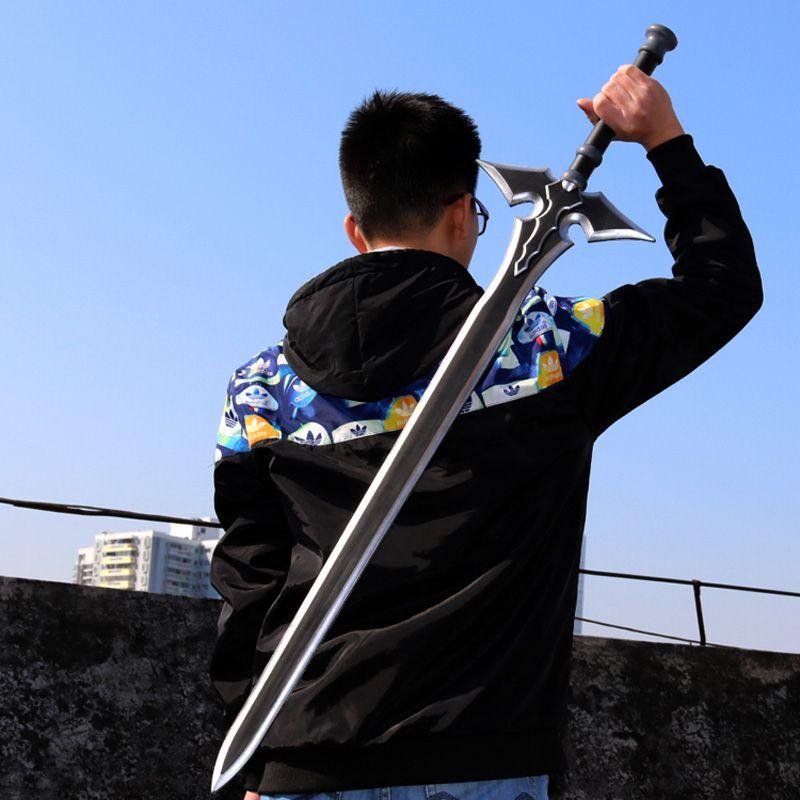 (Có Sẵn) Đạo Cụ Cầm Tay Của Kirito Thanh Elucidator Và Dark Repulser Bằng PU
