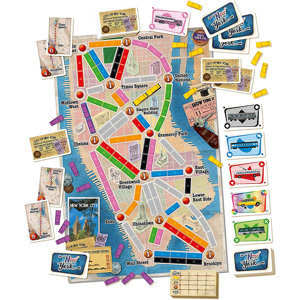 Board Game Ticket to Ride New York Family Edition