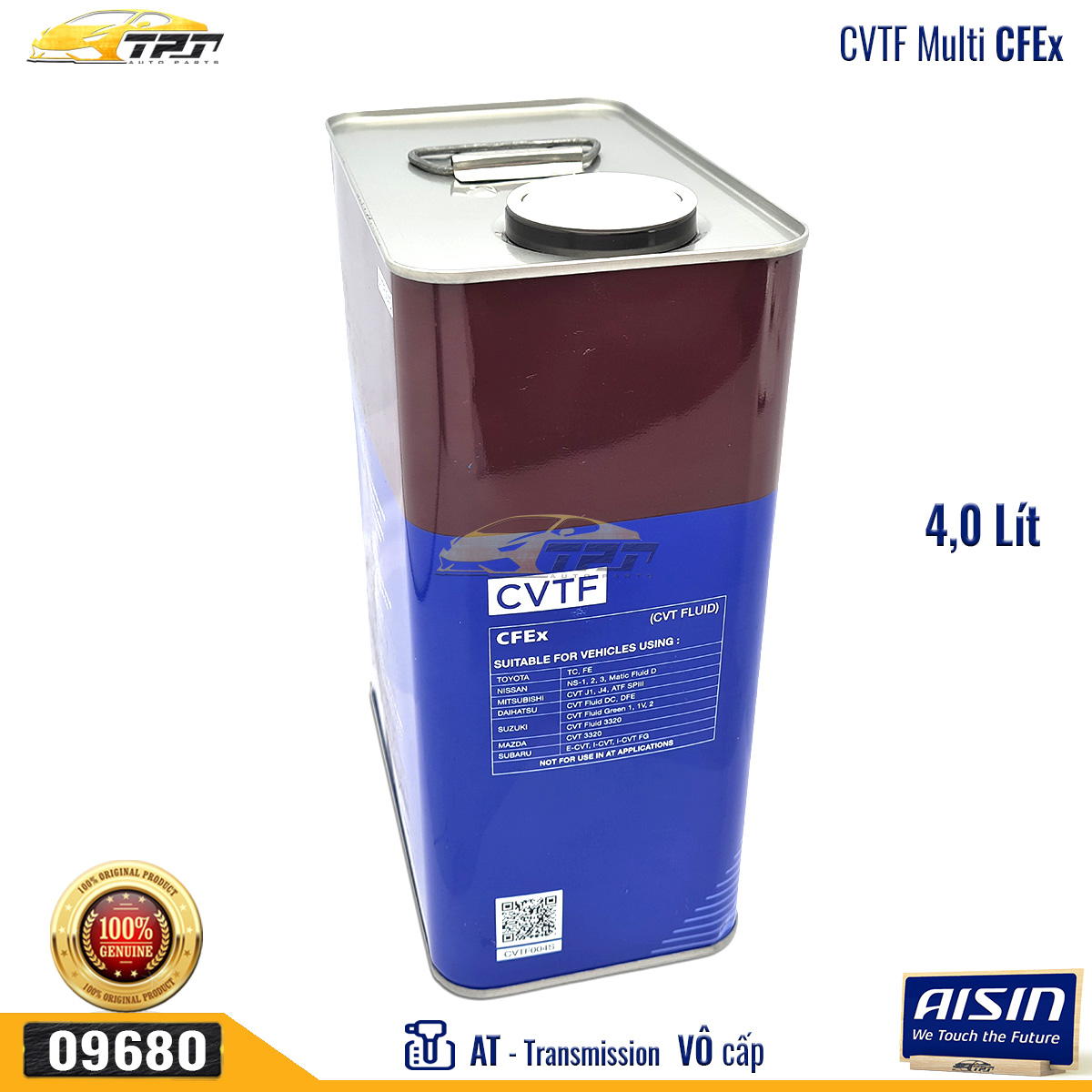 CFEx Nhớt Hộp Số Tự Động Vô Cấp CVTF Multi (4 Lít) AISIN - Japan