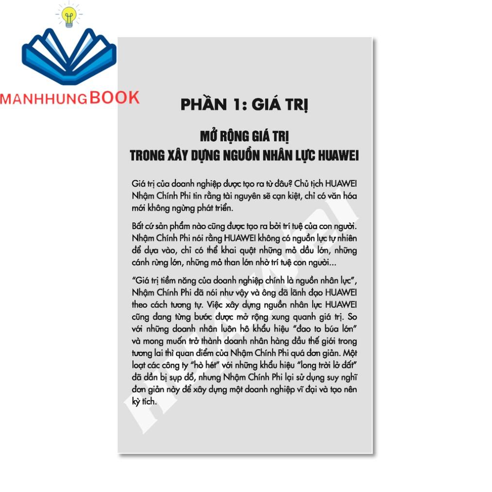 Sách - Tinh hoa quản lý nguồn nhân lực HUAWEI (sách bản quyền)