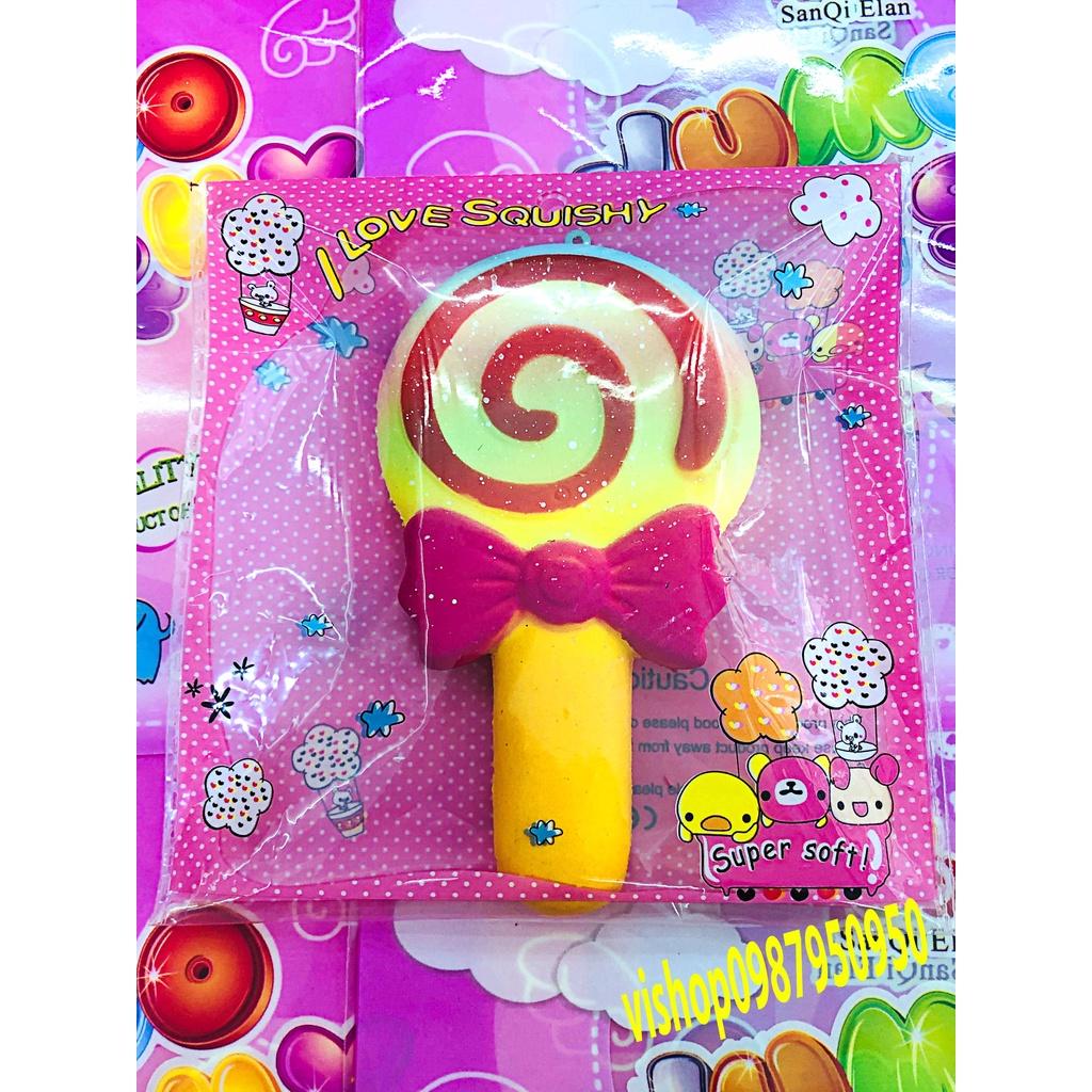 Squishy Lớn JUMBO Hình KẸO MÚT NƠ HOA Đồ Chơi Xốp Giảm Stress Hình mềm mịn dễ Thương đàn hồi Cho Bé