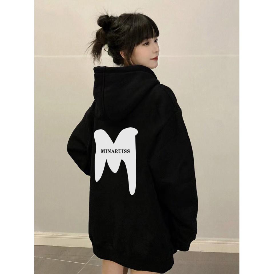 Áo hoodie nam nữ sweater thun nỉ ngoại unisex from rộng siêu dày dặn in M phong cách lạ bao đẹp hàng mới