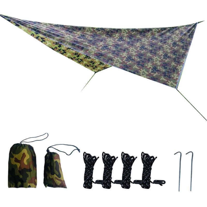 Camping Supplies Sunshade Cloth Waterproof Sunscreen Tent Four Diamond Canopy HB