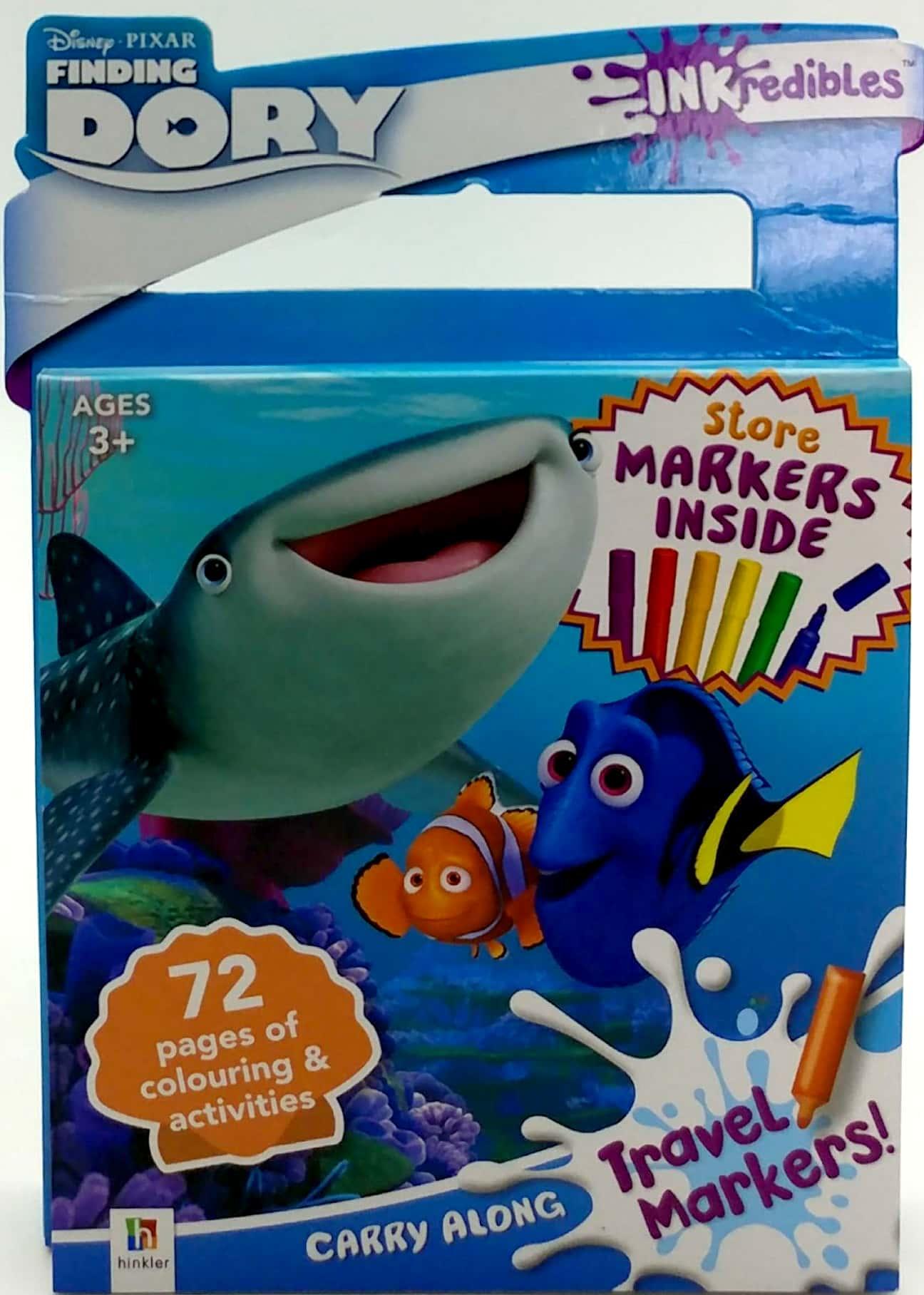 Inkredibles Finding Dory Carry Along Travel Markers