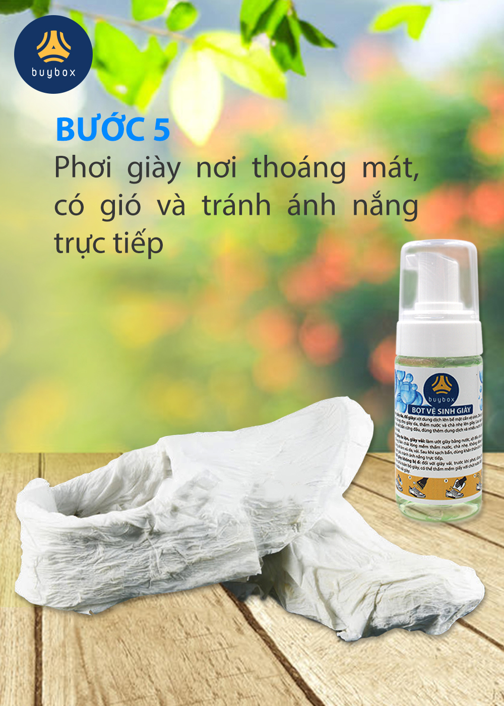 Bọt vệ sinh giày và giặt giày (150ml) - buybox - BBPK60