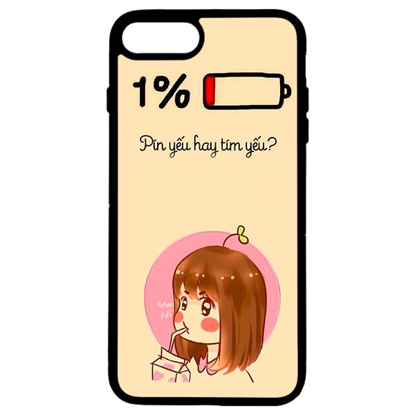 Ốp lưng cho iPhone 8 Plus Girl 01 - Hàng chính hãng