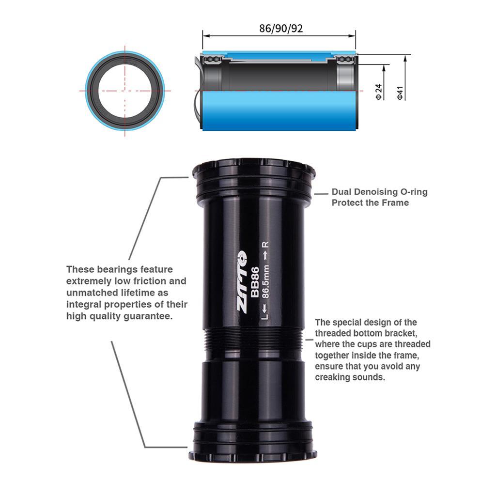 BB86 24mm BB92 BB90  Bottom Brackets    Bike
