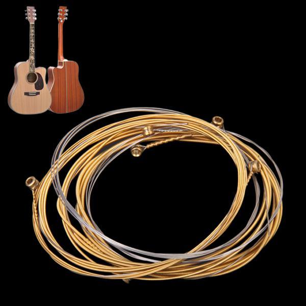A Set Of 6 Strings For Acoustic Guitar