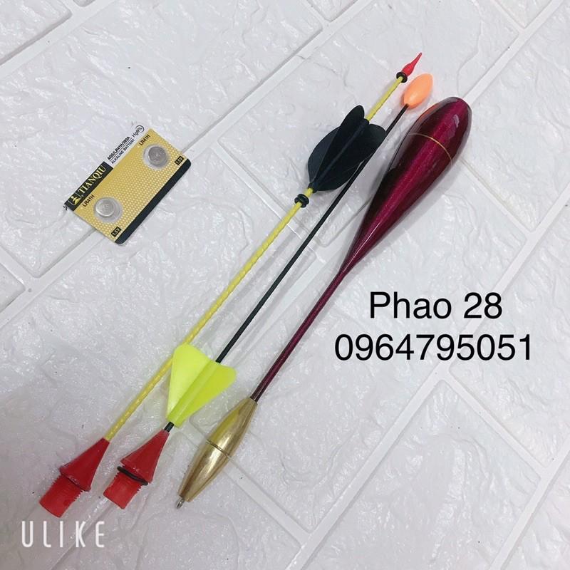 Phao câu lục 2 ngọn đêm ngày câu xa bờ