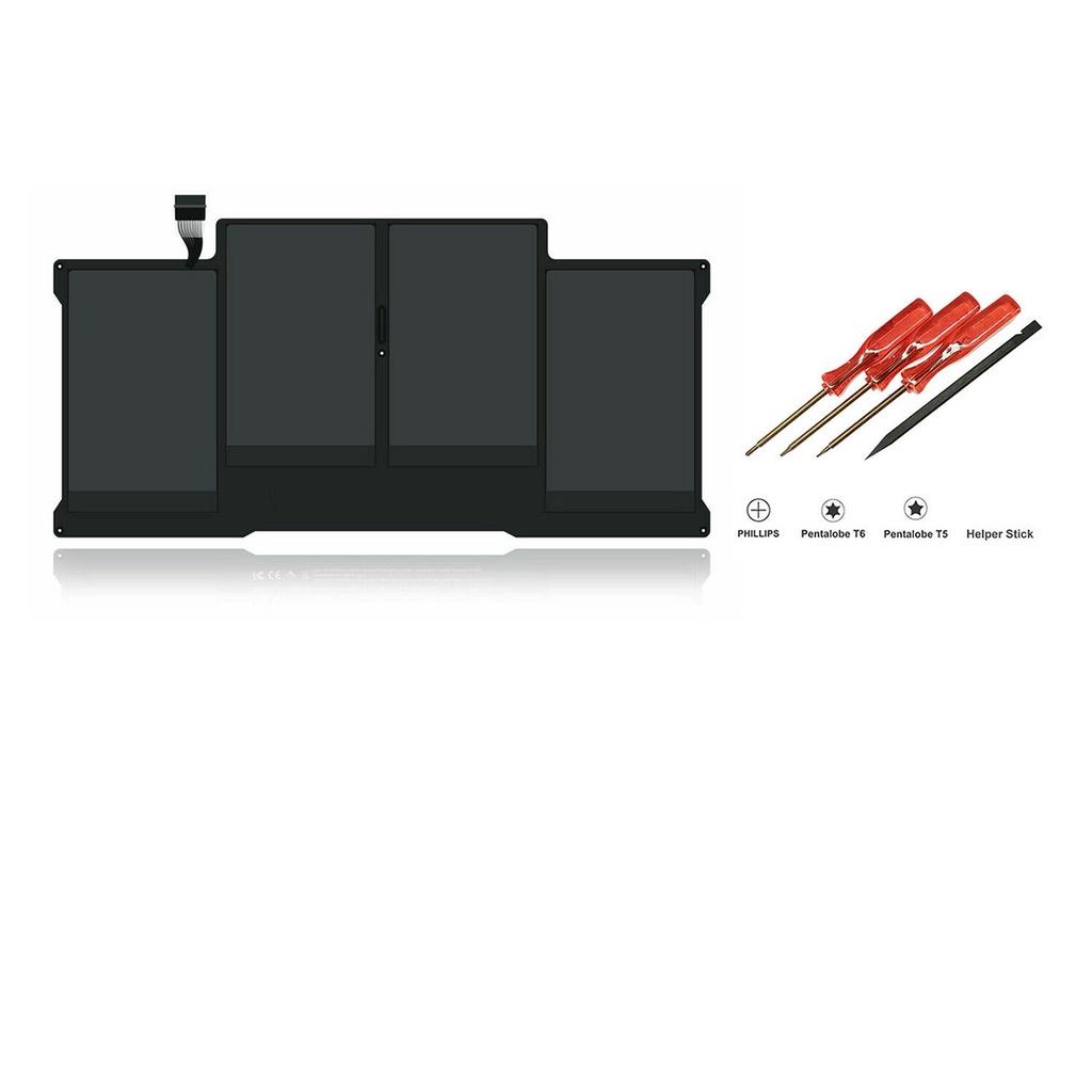 Pin Dành Tương Thích Cho Macbook Air 13'' A1466 A1496 A1405 A1377 2013 2014 2015 2017 TEEEMO PC Hàng Nhập Khẩu New Seal