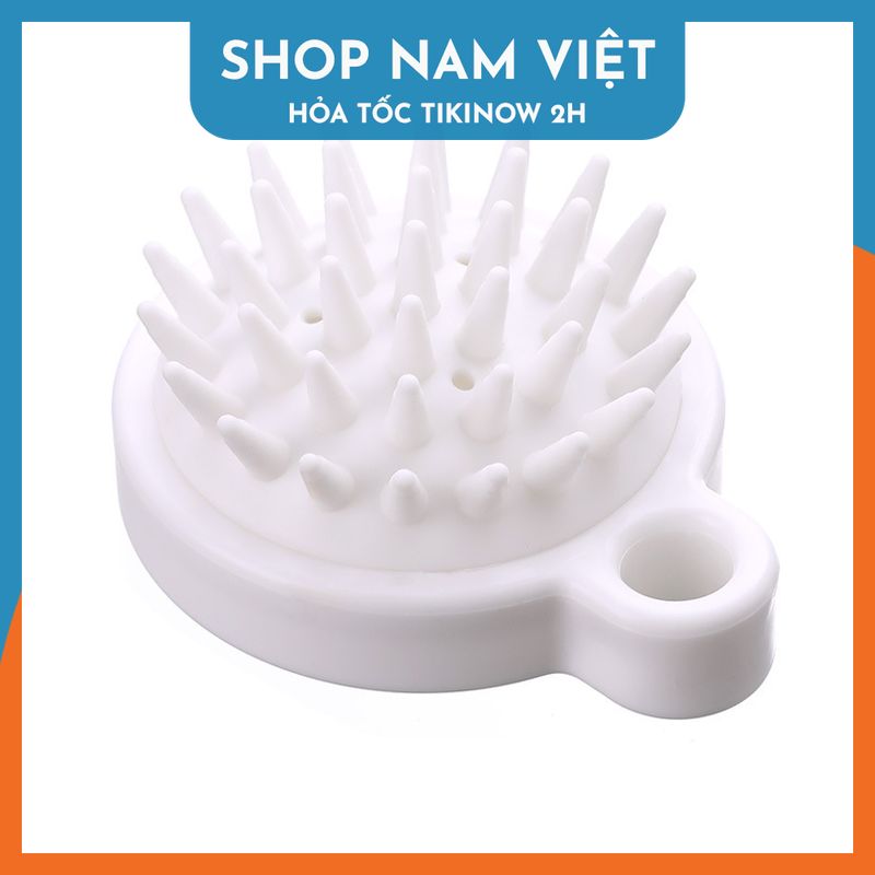 Set 2 Lược Gội Đầu Silicon Mát Xa Thư Giãn, Ngăn Rụng Tóc, Bảo Vệ Da Đầu